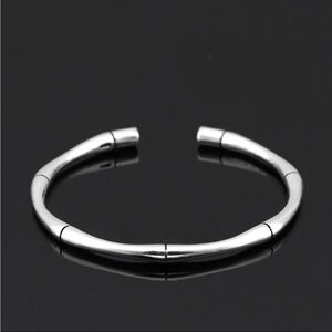 New Sterling Silver Simple Cuff Bracelet